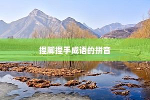 捏脚捏手成语的拼音