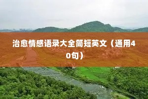 婚姻情感经典语录爆款（通用8篇）