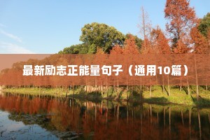 低谷的励志句子（通用10篇）