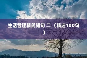 情感夜话的感悟短句英文句子（通用40句）