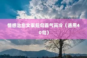 感情与情感说说心情（通用8篇）