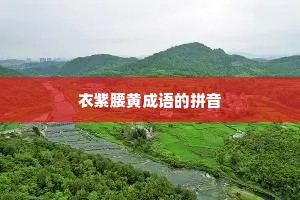 衣紫腰黄成语的拼音