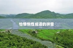 怡情悦性成语的拼音