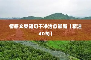 情感虐心句子说说心情短语（精选40句）