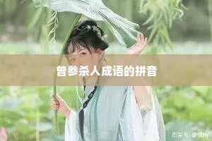 曾参杀人成语的拼音