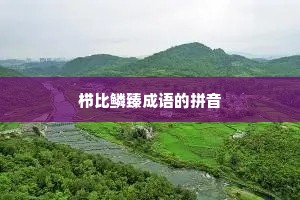 栉比鳞臻成语的拼音