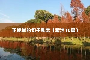 大学梦想励志句子（通用10篇）