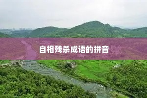 自相残杀成语的拼音