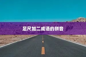 足尺加二成语的拼音