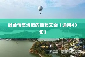 短情感文案（精选8篇）