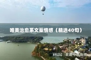 高级文案情感句子（通用40句）