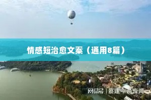 情感短治愈文案（通用8篇）