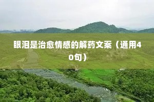 情感英文文案（通用40句）