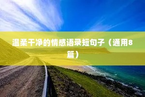文案情感甄选（精选40句）