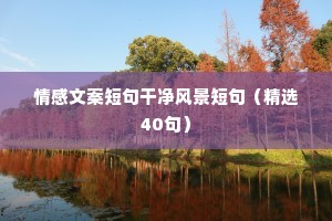 丽江情感文案（通用40句）