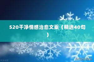 家婆情感文案（通用40句）