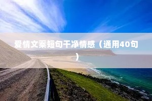 情感文案2012（精选40句）