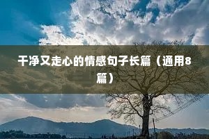 情感语录经典短句扎心（精选40句）