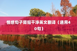 电台夜听情感语录（通用40句）