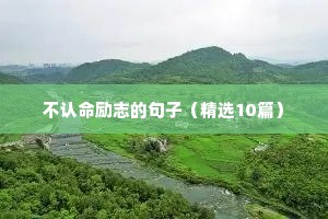 乘风破浪的励志句子短句（通用10篇）