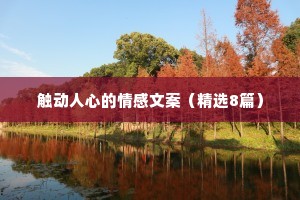 触动人心的情感文案（精选8篇）