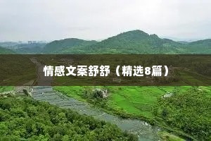情感文案舒舒（精选8篇）
