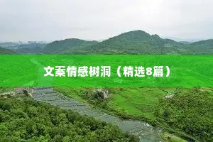 文案情感树洞（精选8篇）