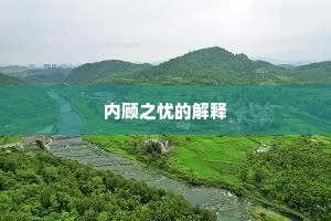 内顾之忧的解释