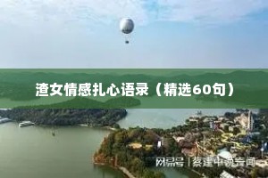 渣女情感扎心语录（精选60句）