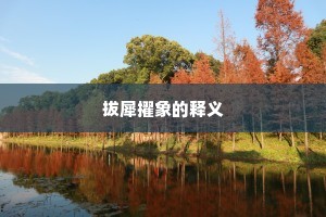 拔犀擢象的释义