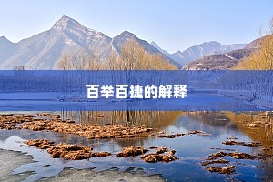 百举百捷的解释