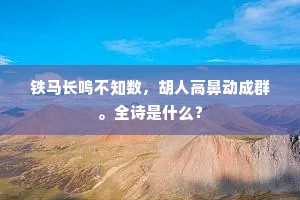弦管青春剧，长安好事家。上一句是什么？