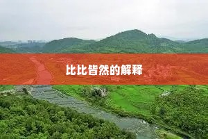 比比皆然的解释