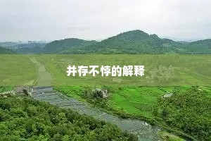 并存不悖的解释