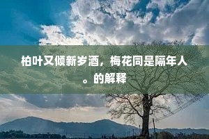 斗酒双柑的成语解释