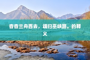 独出机杼的释义