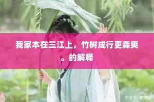 独善吾身的成语解释