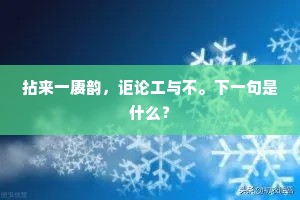 引言，岁月织锦，何物最动心弦