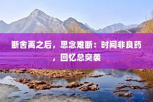 断舍离之后，思念难断：时间非良药，回忆总突袭