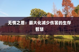 无情之盾：最大化减少伤害的生存智慧