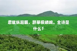 数峰云脚垂平地，一径松声彻上层。的解释