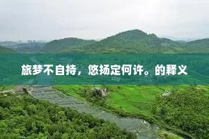 一叶扁舟泛明月，才离若水又方壶。的意思及出处