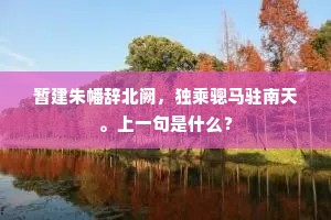 巨鸟有六翮，大鱼有重鬐。下一句是什么？