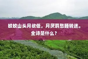 传得清凉祖佛衣，来新震泽旧禅扉。的意思及出处