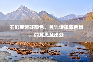审是须防自是偏，四通八达路平平。上一句是什么？