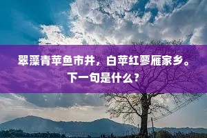 楼前淮水上，远树似鱼鳞。上一句是什么？