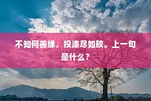 寒来暑往的释义