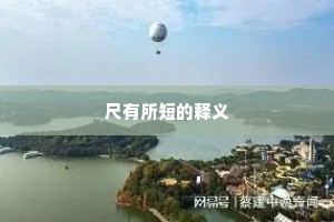 尺有所短的释义