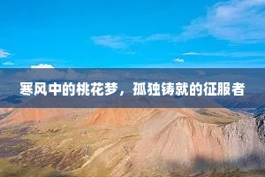 寒风中的桃花梦，孤独铸就的征服者