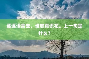 不经意间吐真言,人生哲理藏微言 不经意间吐真言,人生哲理藏微言